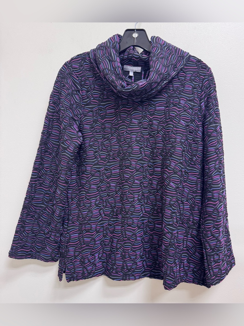 Habitat Clothes To Live In Cowl Neck Textured Top XS